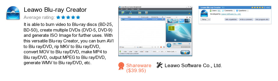 Leawo Blu-ray Creator