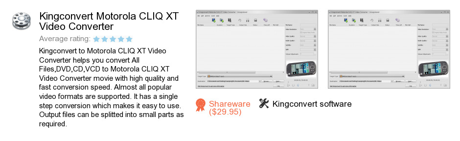 Kingconvert Motorola CLIQ XT Video Converter