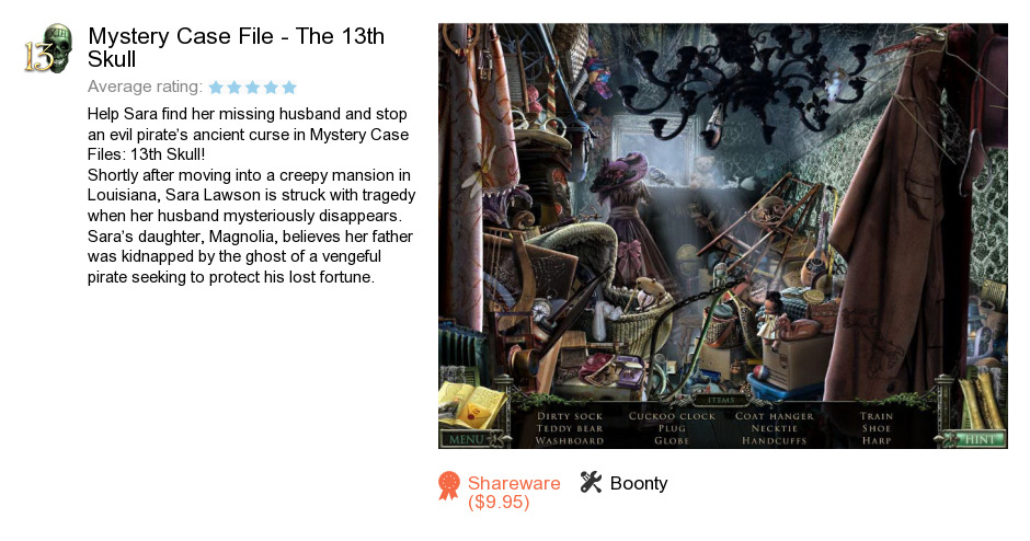 Mystery Case File - The 13th Skull