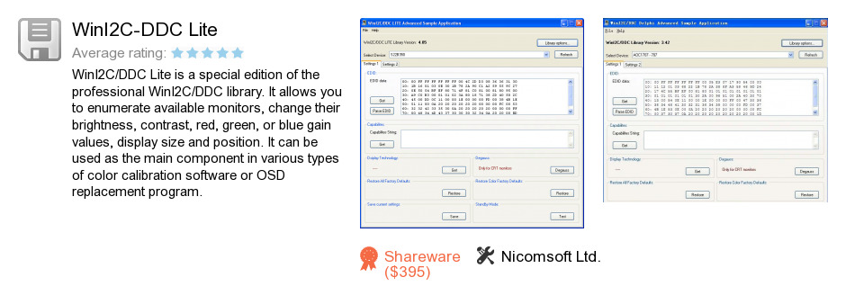 WinI2C-DDC Lite
