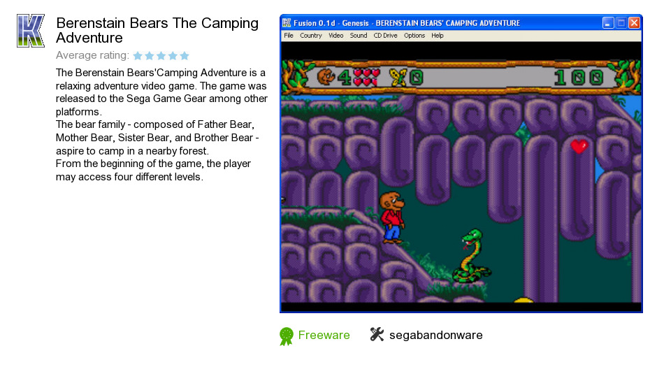 Berenstain Bears The Camping Adventure