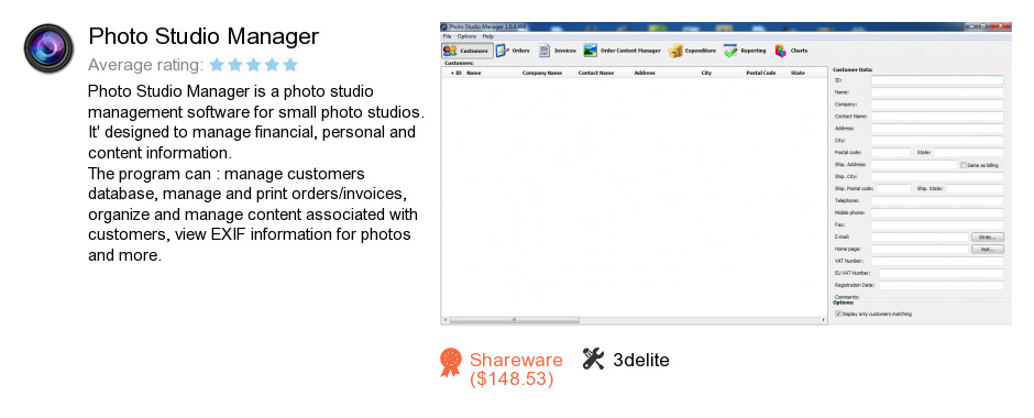 Photo Studio Manager