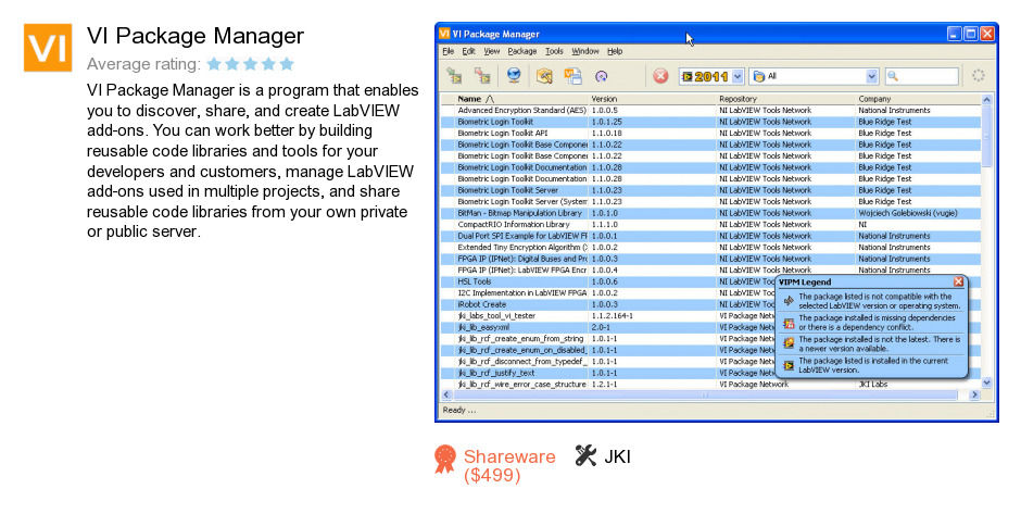 VI Package Manager