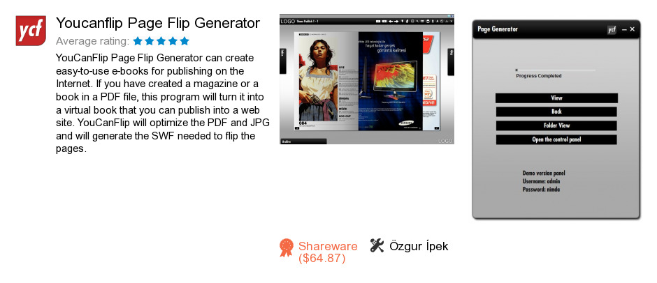 Youcanflip Page Flip Generator
