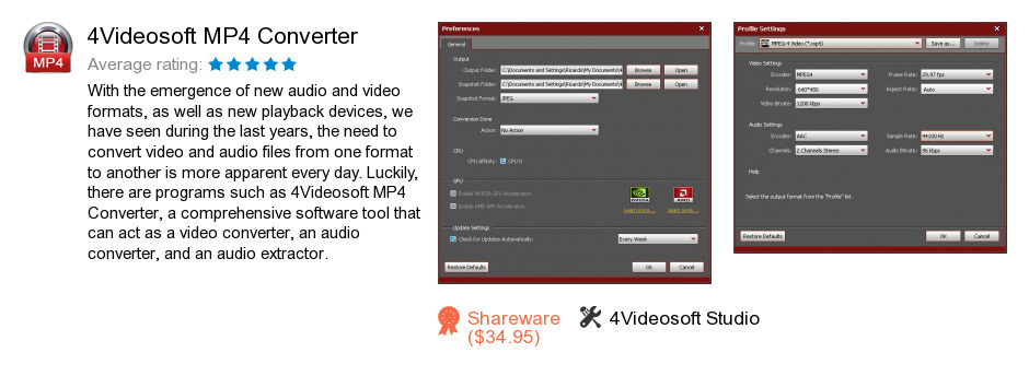 4Videosoft MP4 Converter