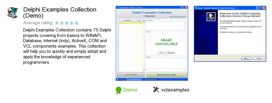 Delphi Examples Collection (Demo)