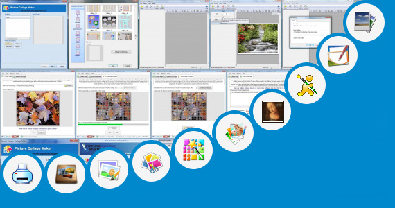 Software collection for Blur Collage Maker Program