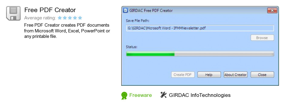 Free PDF Creator