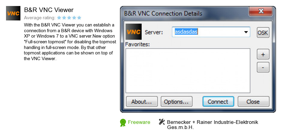 B&R VNC Viewer