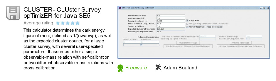 CLUSTER- CLUster Survey opTimizER for Java SE5