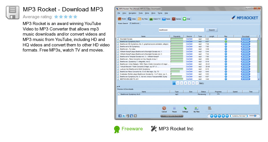 MP3 Rocket - Download MP3