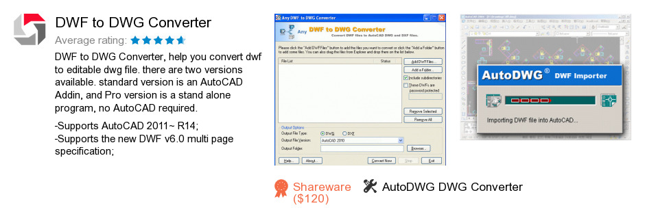DWF to DWG Converter