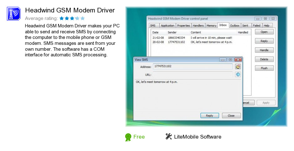 Headwind GSM Modem Driver