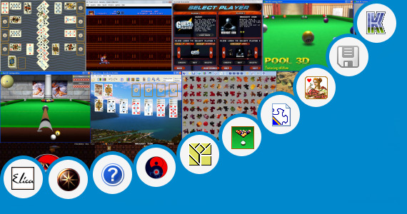 Software collection for Greek Logo Game