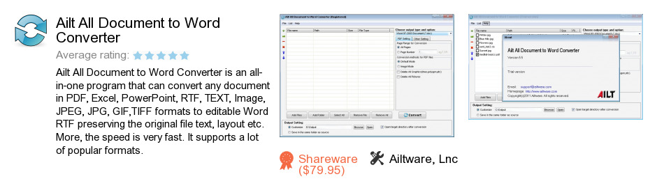 Ailt All Document to Word Converter