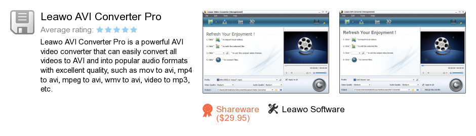 Leawo AVI Converter Pro