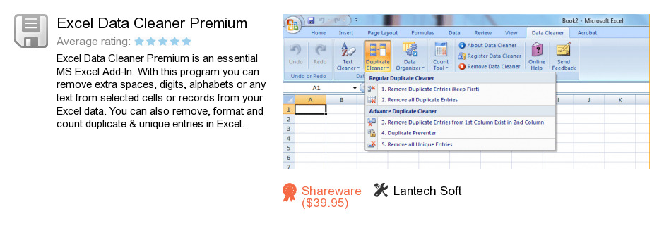 Excel Data Cleaner Premium