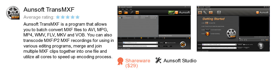 Aunsoft TransMXF