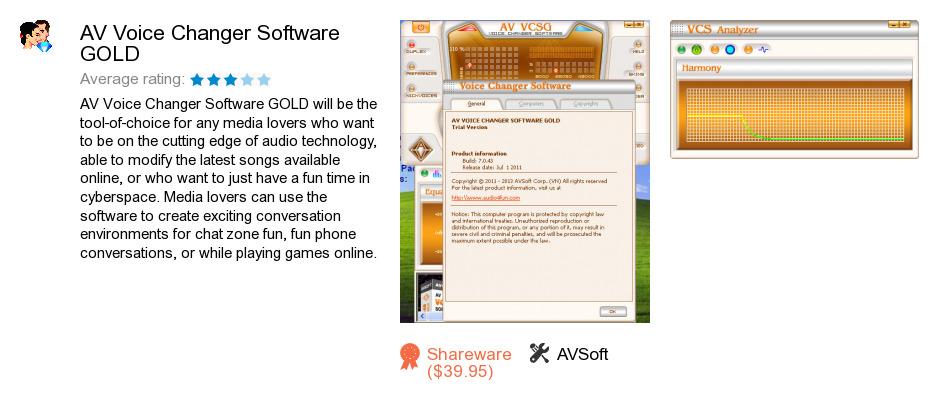 AV Voice Changer Software GOLD
