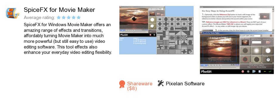 SpiceFX for Movie Maker
