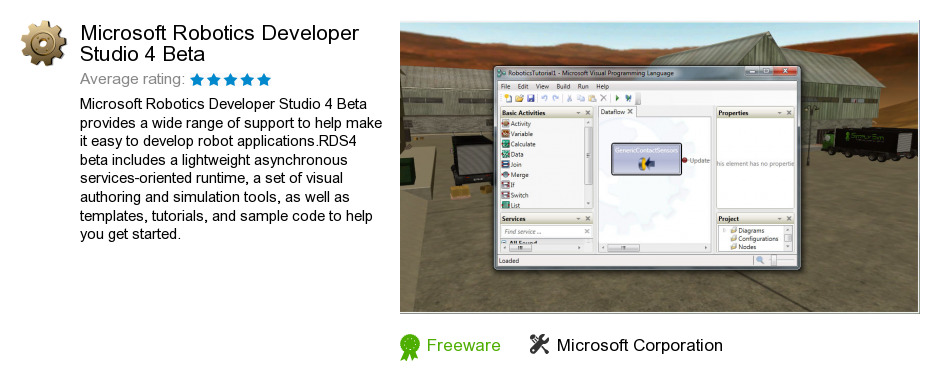 Microsoft Robotics Developer Studio 4 Beta