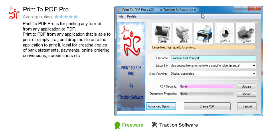 Print To PDF Pro