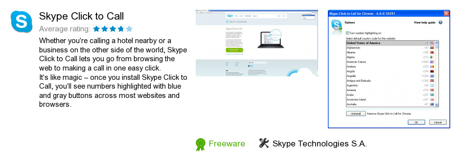 Skype Click to Call
