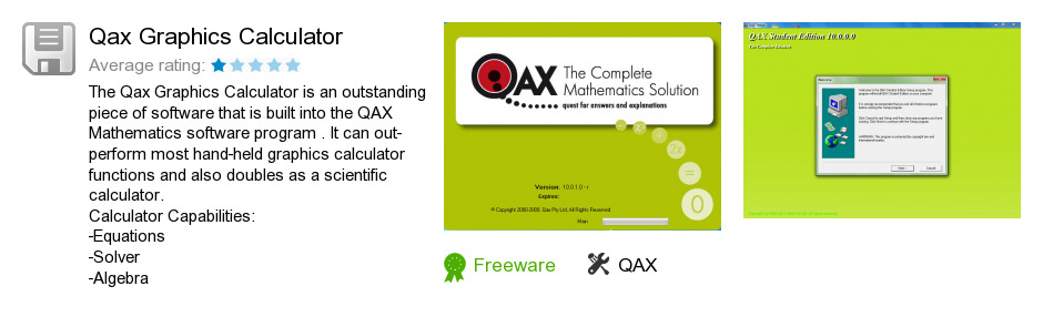 Qax Graphics Calculator