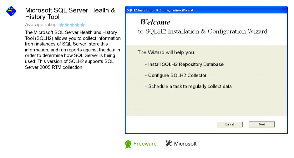 Microsoft SQL Server Health & History Tool