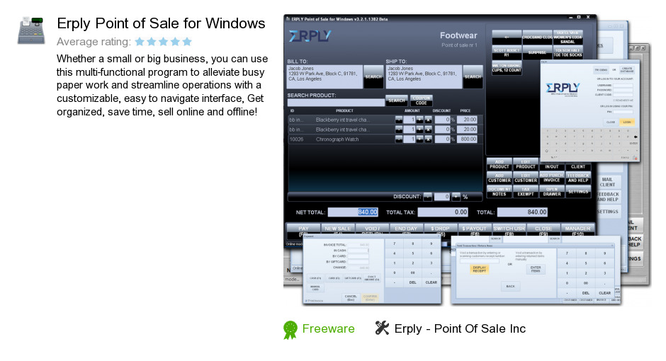 Erply Point of Sale for Windows