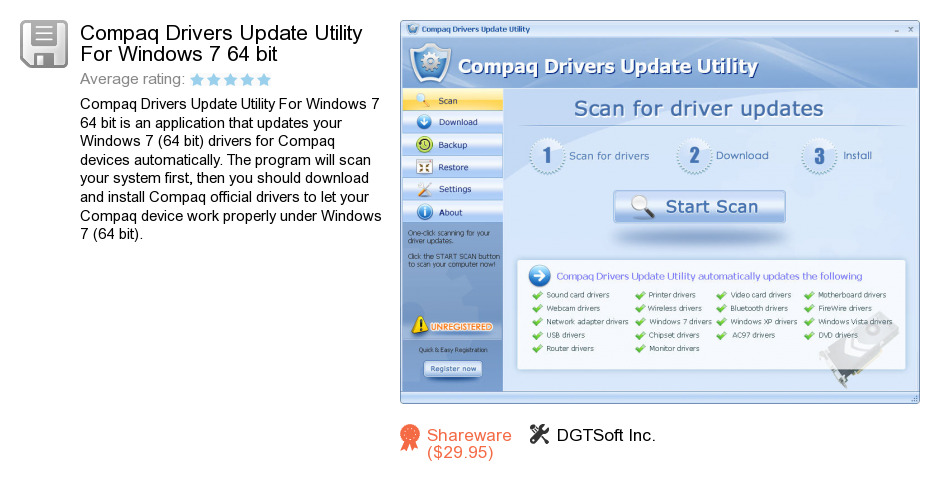 utilities compaq drivers update utility for windows 7 64 bit