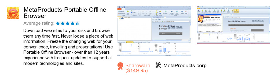 MetaProducts Portable Offline Browser