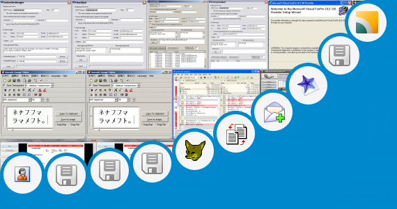 Software collection for Foxpro Unicode Support