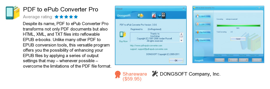 PDF to ePub Converter Pro