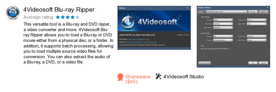 4Videosoft Blu-ray Ripper