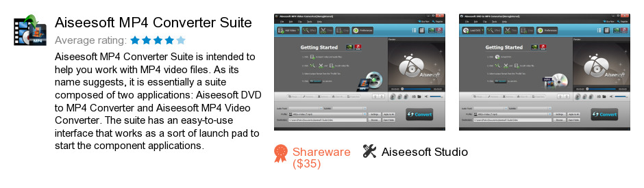 Aiseesoft MP4 Converter Suite