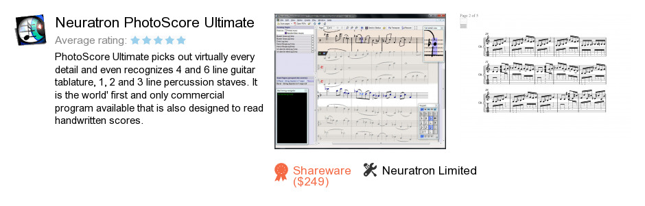 Neuratron PhotoScore Ultimate