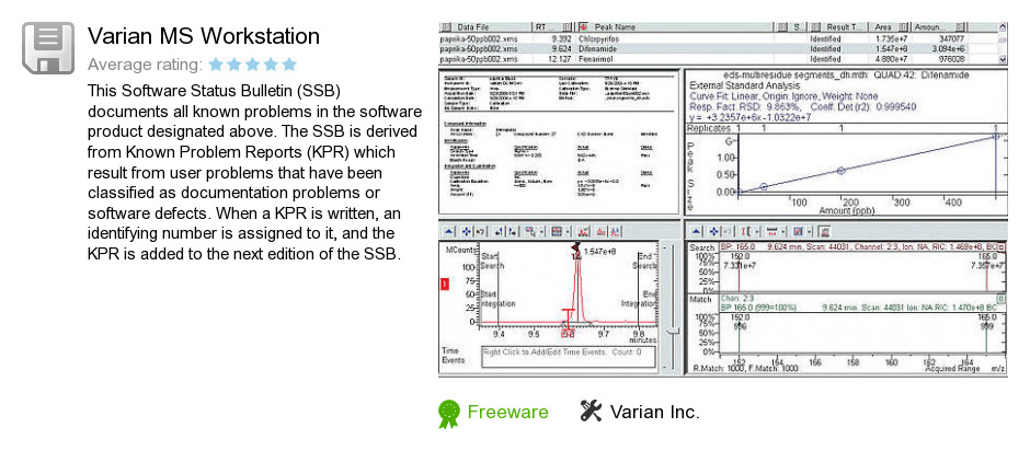 Varian MS Workstation