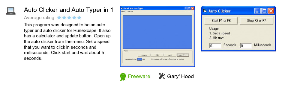 Auto Clicker and Auto Typer in 1