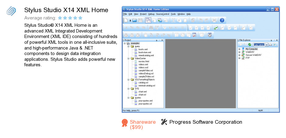 Stylus Studio X14 XML Home