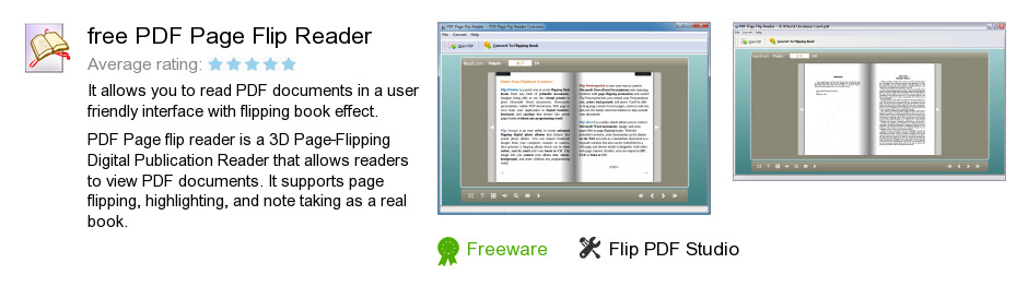 Free PDF Page Flip Reader