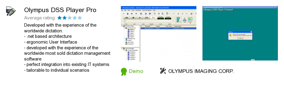 Free Olympus DSS Player Pro Download: 12,238,607 bytes