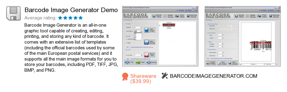 Barcode Image Generator Demo