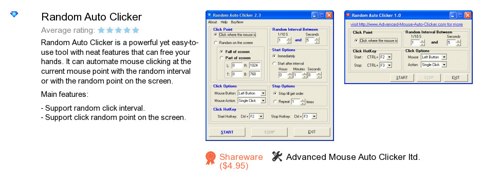 Random Auto Clicker