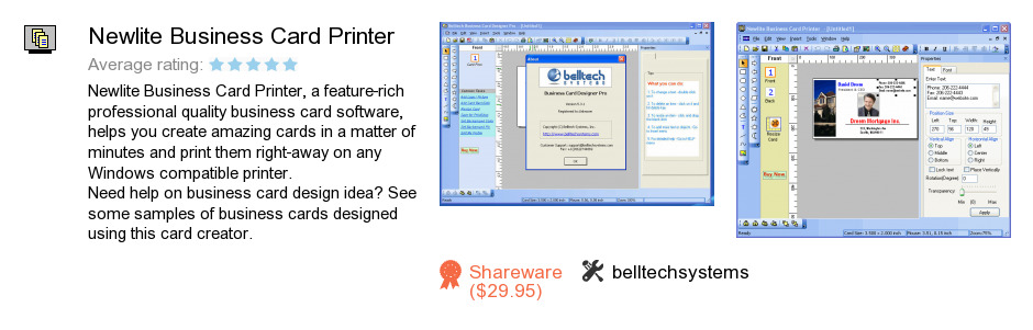 Newlite Business Card Printer