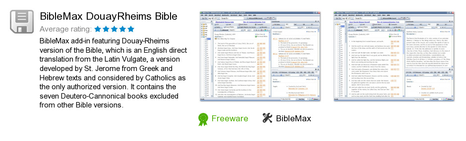 BibleMax DouayRheims Bible