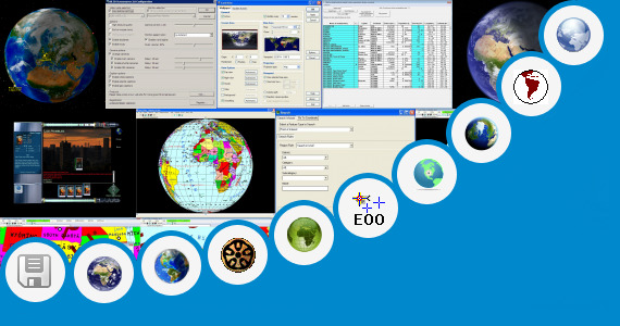 Software collection for Gadget Windows 7 Earth Globe