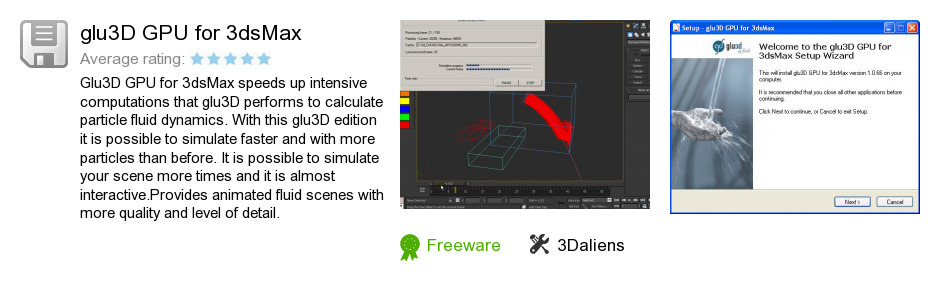 Glu3D GPU for 3dsMax