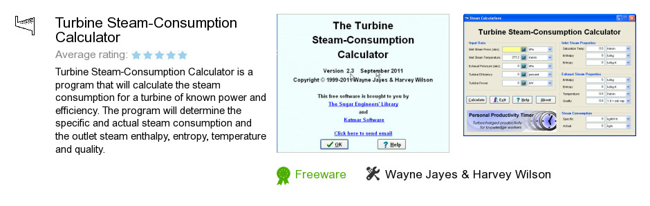 Turbine Steam-Consumption Calculator