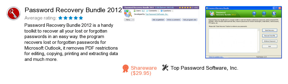 Password Recovery Bundle 2012